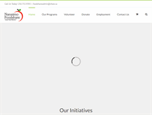Tablet Screenshot of nanaimofoodshare.ca